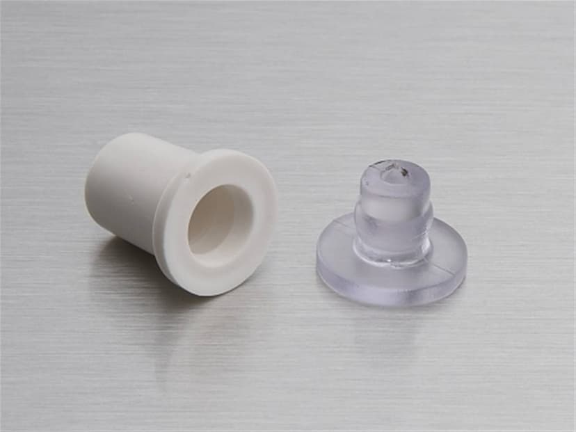 Accessoire EASYFIX GRAND BLANC A COLLER 50 pcs - EASYFIX - Butée de porte murale adhésive, grand modèle, de couleur blanche.