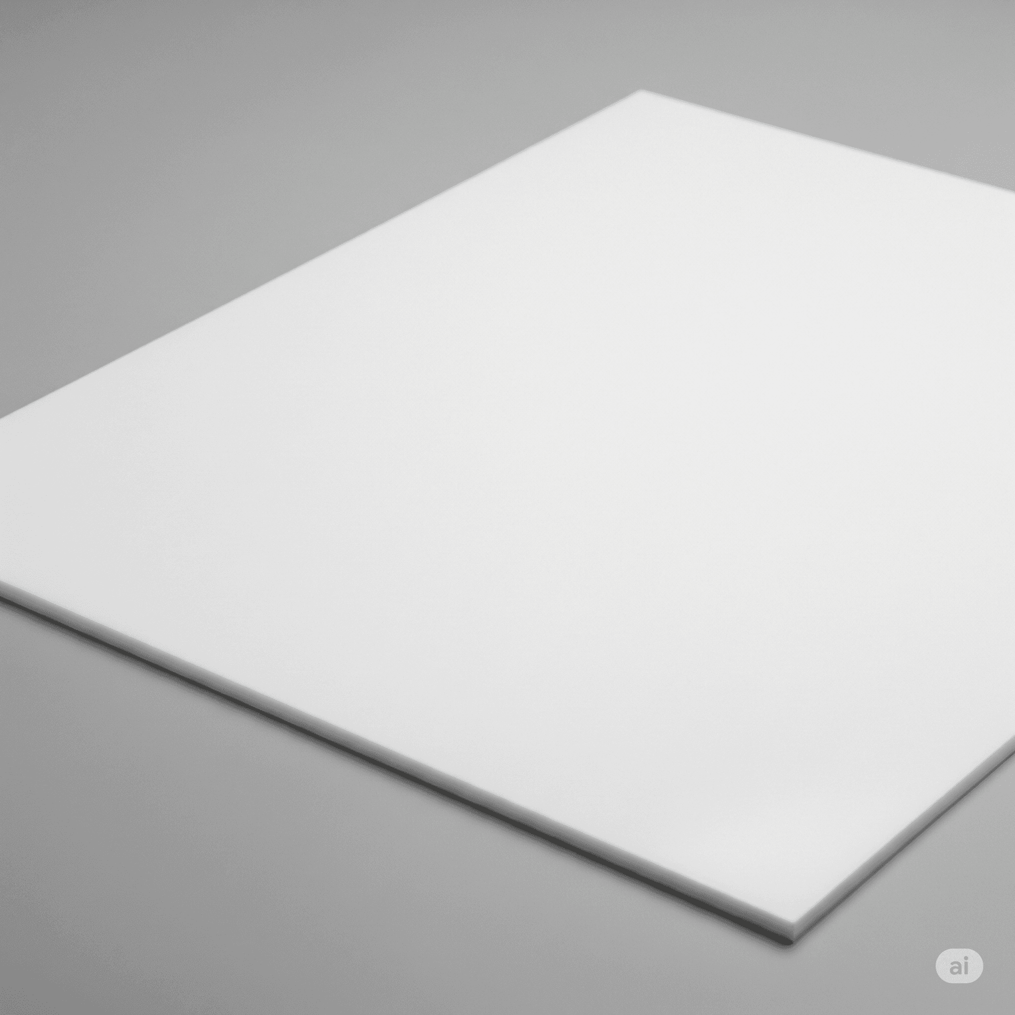PVC 5mm blanc
